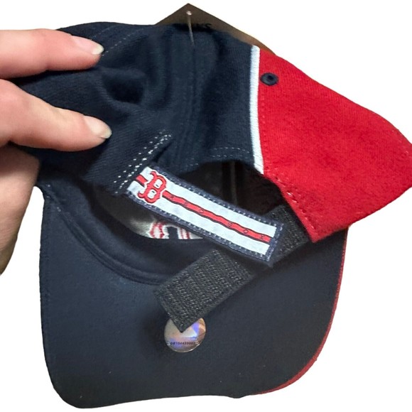 Boston Red Sox Hat MLB Twins Enterprise Rare Style Adjustable Baseball Cap NWT - Picture 7 of 16